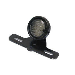 Matte Black Aluminium LED Stop Tail Light - Smoked Lens