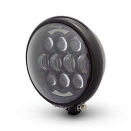 Bates Style LED Multi Projector Headlight - Gloss Black