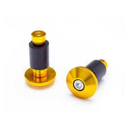Anodized Aluminium Motorcycle Bar Ends - Gold