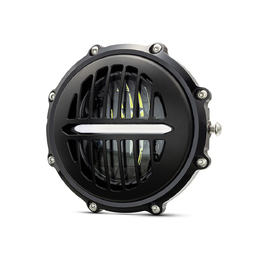 5.75" Black LED Monza Aluminium Headlight - Rebel Grill