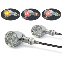 Integrated Stop / Tail / Indicator Lights - Chrome