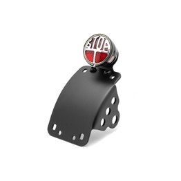 Miller Tail Light with Curved Side Axle Mount License Plate Holder