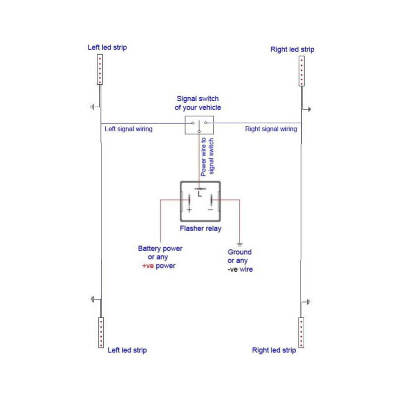 Pin Electronic Flasher Relay Wiring Diagram Chicium